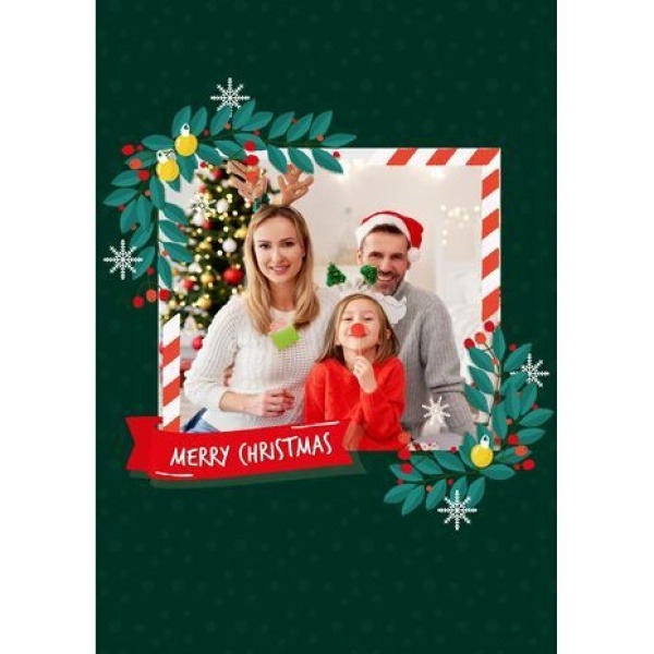Personalised your very own Christmas Greeting Card for whatever season, occasion or celebration it might be. We have a wide range of designs to accommodate all your needs, each special in its own unique way. Make one today for those who mean the most in your life. CUSTOMIZABLE PHOTOS: A Christmas card with personalized photos is the perfect way to say thank you or to make someone feel special. Ajooba offers a wide range of templates for you to customize with your favorite photos. Send someone a custom Christmas card with their photo printed on it. Say goodbye to the old and welcome the new, and welcome a new year with memories. PROFESSIONAL HD PRINTING - Professional high-definition printing, As long as you upload a high-definition picture, we can perfectly present your personalized Christmas card for you. Season greeting and Christmas Cards. Elegant and Professional Design, Portrait : 5" x 7" ( 12.7cm x 17.78cm) Landscape : 7" x 5" ( 17.78cm x 12.7cm)