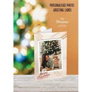5x7 Folded Personalised Christmas Greeting Cards 2 16 16