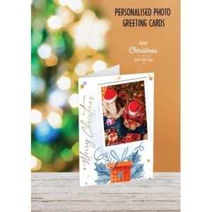 5x7 Folded Personalised Christmas Greeting Cards 2 18 18
