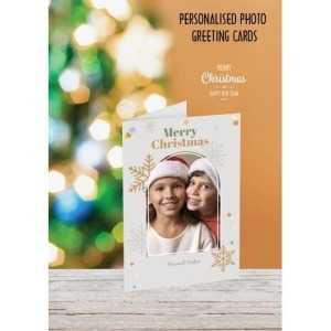 5x7 Folded Personalised Christmas Greeting Cards 2 19 19
