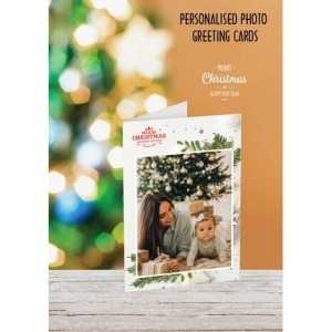 5x7 Folded Personalised Christmas Greeting Cards 2 23 23
