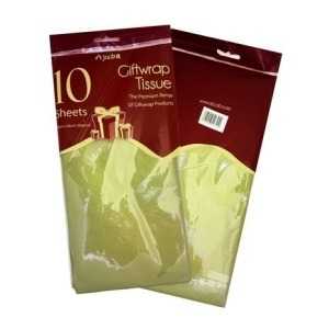 Ajooba Giftwrap Tissue Gold - 50 cmX 66 cm 4 Pcs