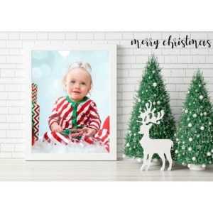 5x7 Folded Personalised Christmas Greeting Cards