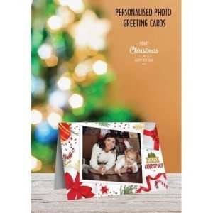 5x7 Folded Personalised Christmas Greeting Cards 2 9 9