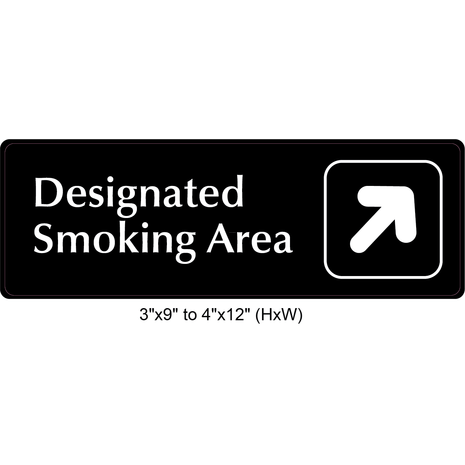 Waterproof Sticker No Smoking Signs Labels