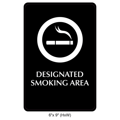 Waterproof Sticker No Smoking Signs Labels