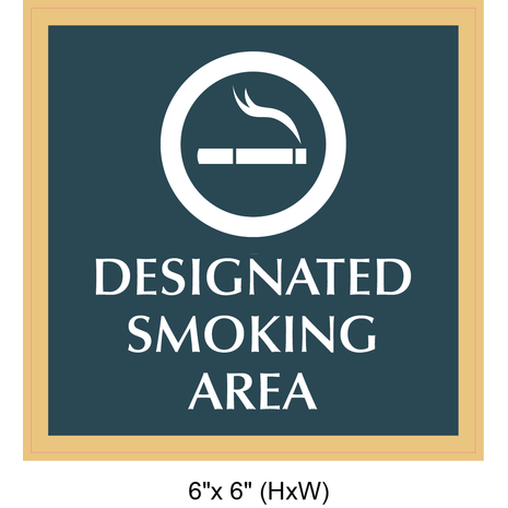 Waterproof Sticker No Smoking Signs Labels