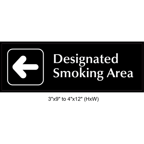 Waterproof Sticker No Smoking Signs Labels