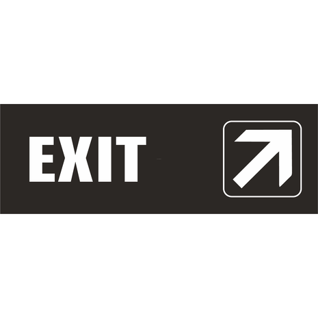 Waterproof Sticker Stairway Exit Signs Labels