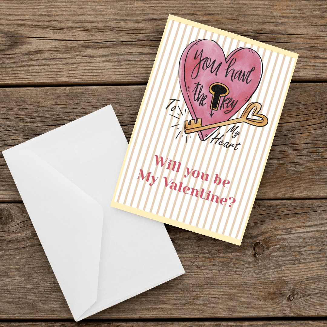 014 valentine's Greeting Card Love-Front