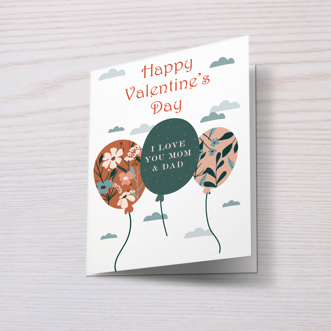 Valentine's Greeting Cards for Parents