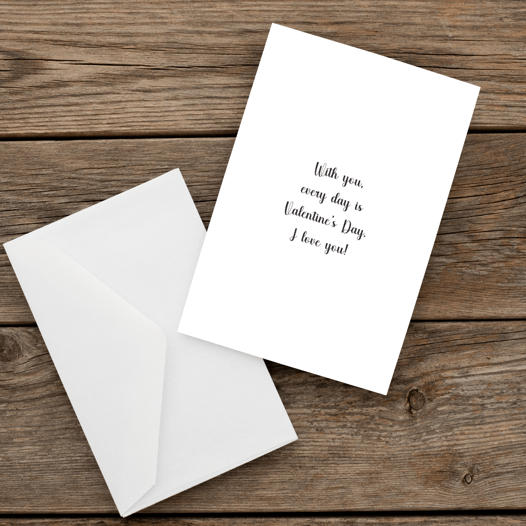 015 Valentine’s Greeting Card Love Back 015 Valentine's Greeting Card Love Back
