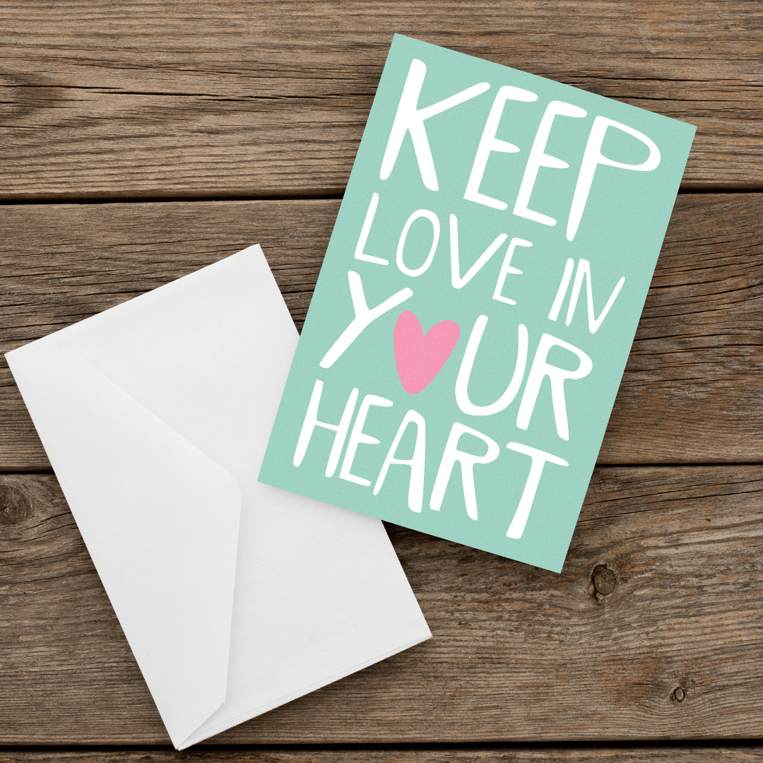 016 valentine's Greeting Card Love-Front