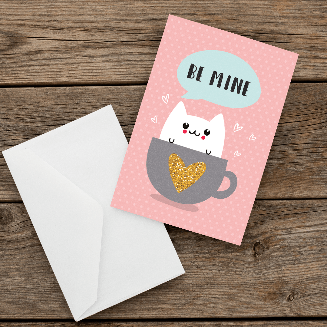 019 valentine's Greeting Card Love-Front