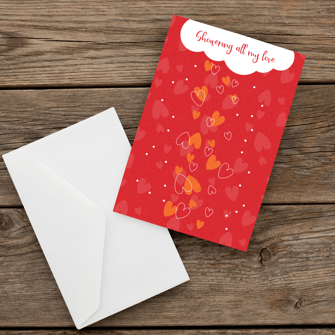 037 valentine's Greeting Card Love-Front