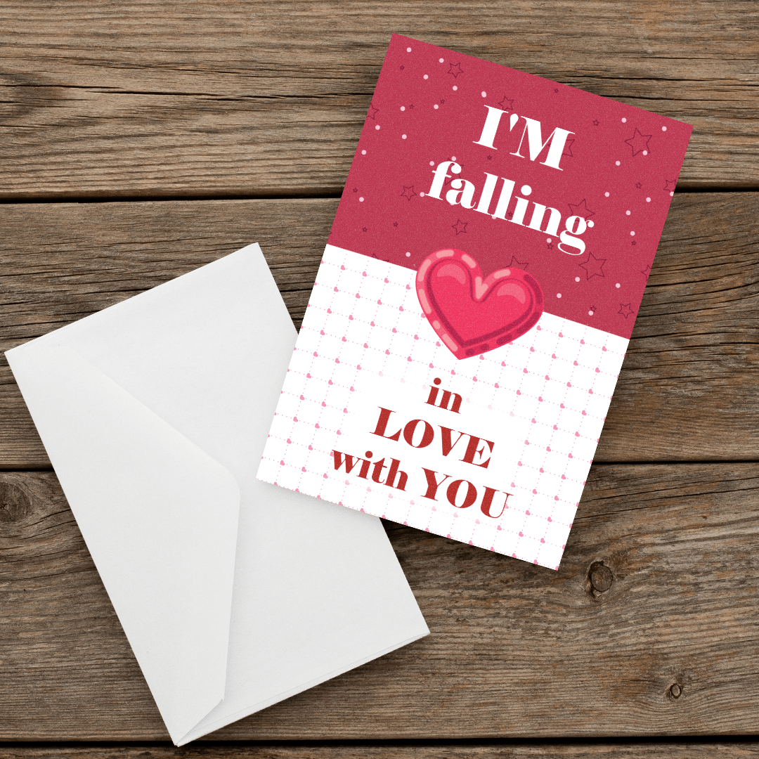 042 valentine's Greeting Card Love-Front
