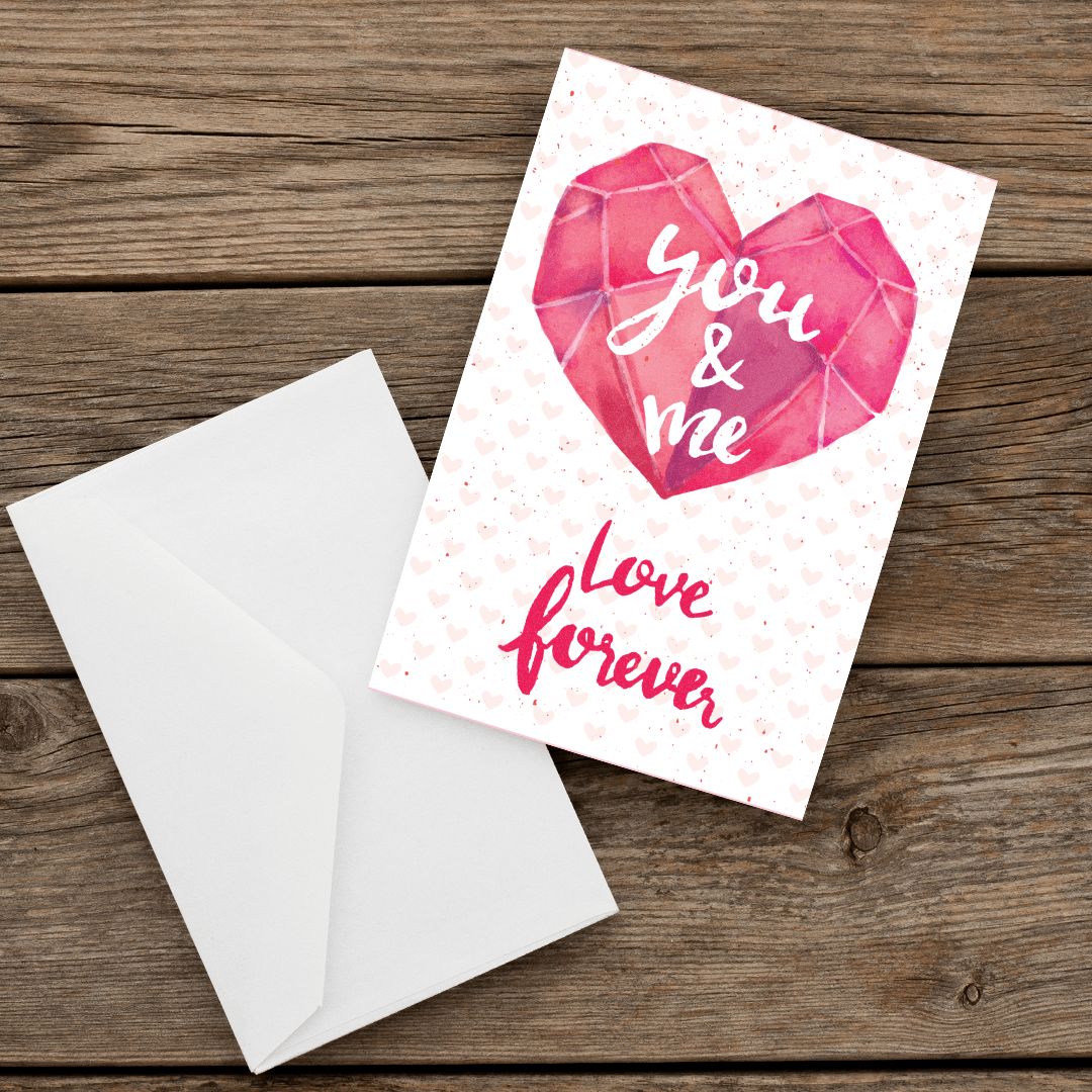 046 valentine's Greeting Card Love-Front