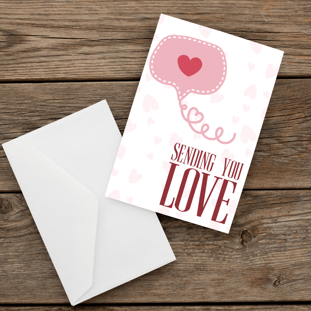047 valentine's Greeting Card Love-Front