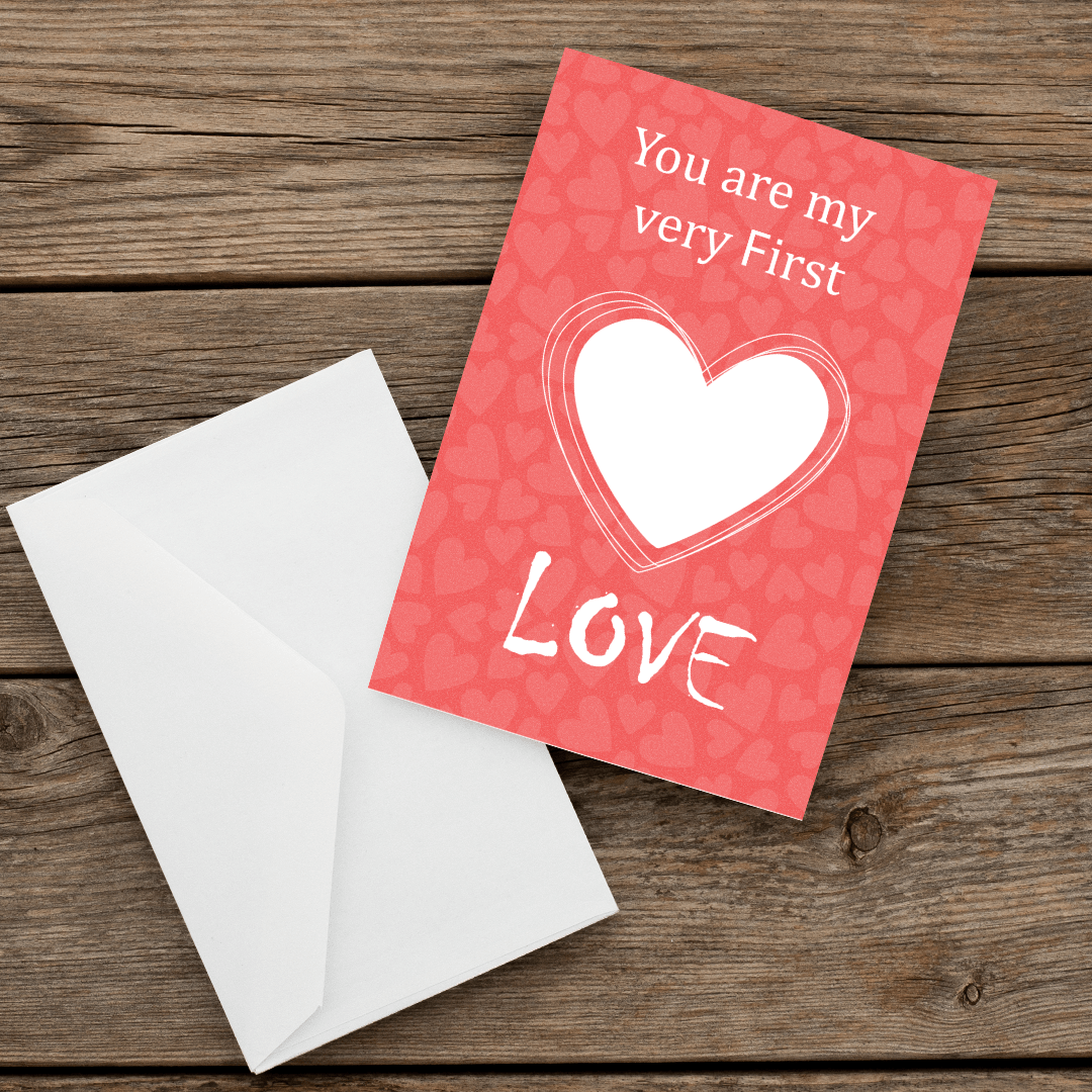 056 valentine's Greeting Card Love-Front