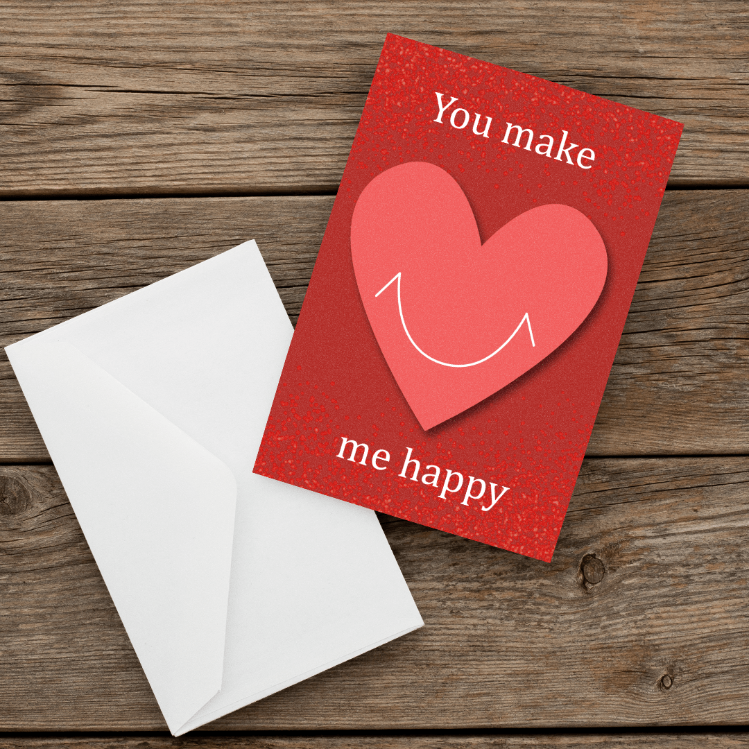 057 valentine's Greeting Card Love-Front