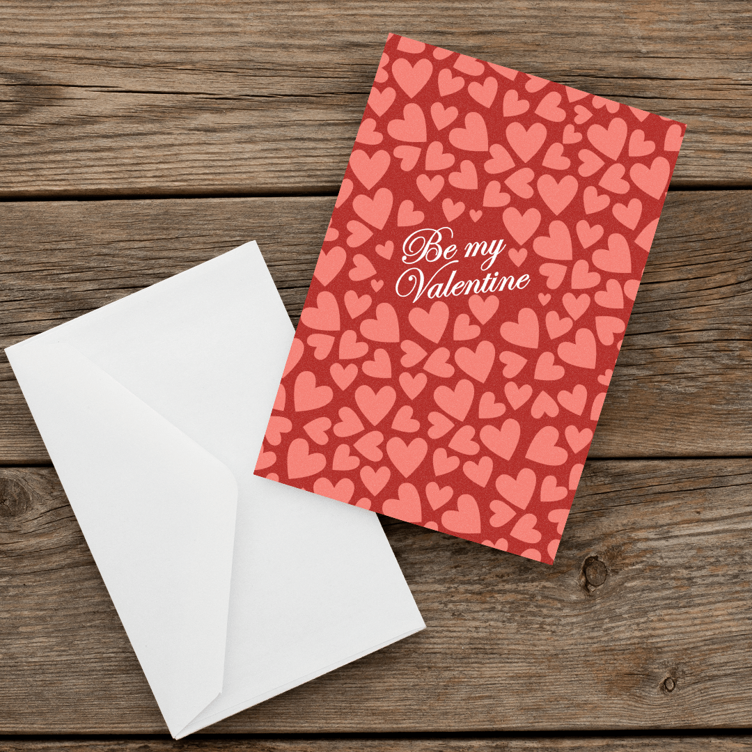 058 valentine's Greeting Card Love-Front