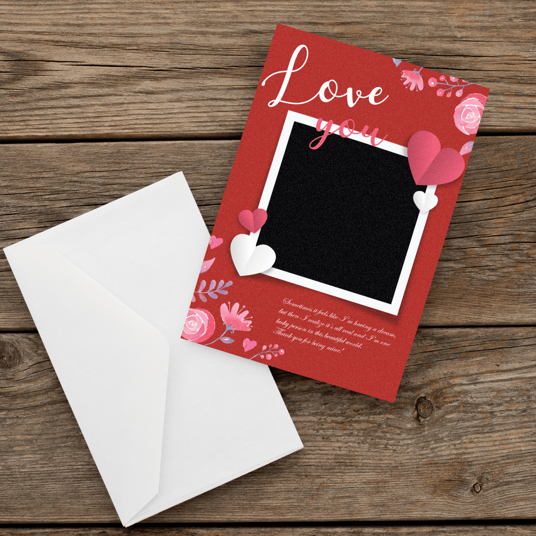 059 valentine's Greeting Card Love-Front