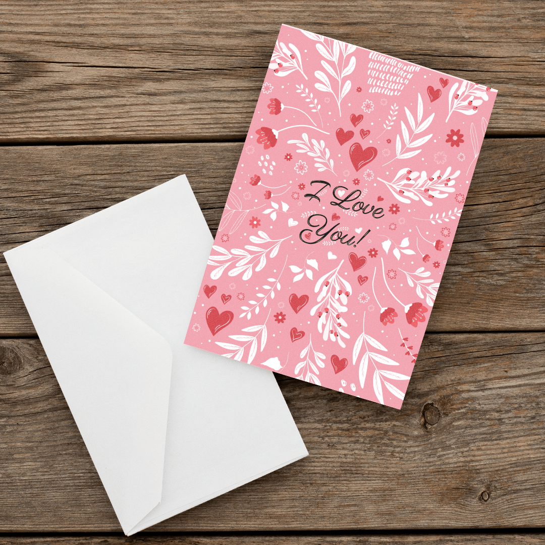067 valentine's Greeting Card Love-Front