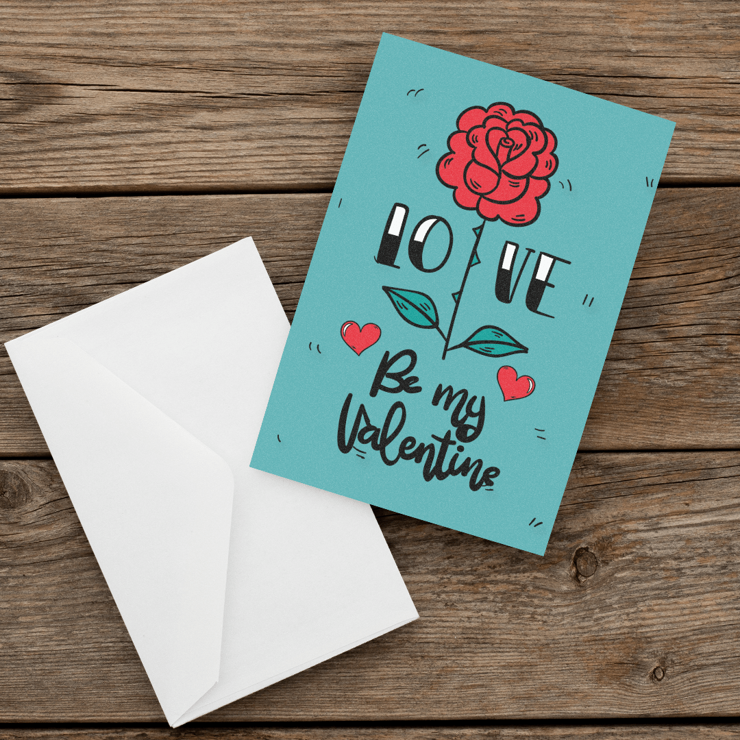 070 valentine's Greeting Card Love-Front