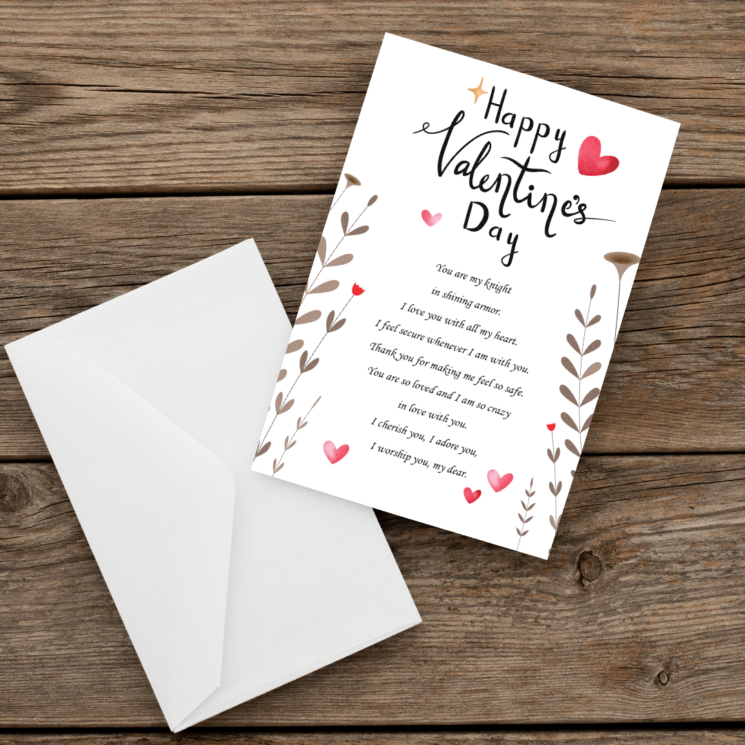 073 valentine's Greeting Card Love-Front