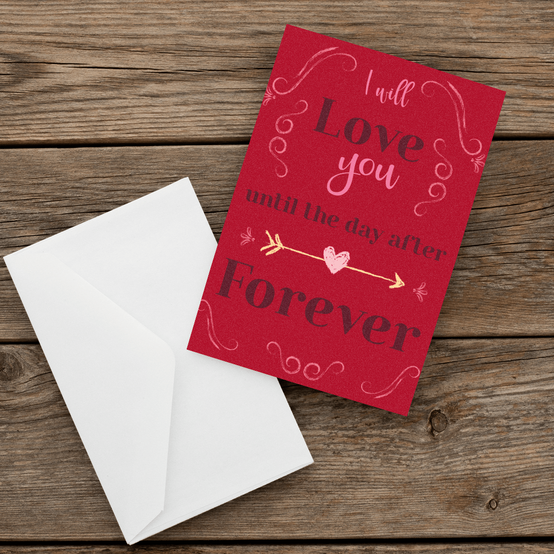 076 valentine's Greeting Card Love-Front
