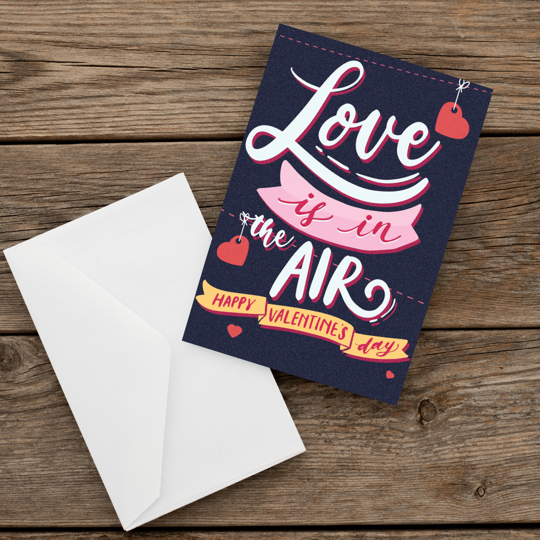 078 valentine's Greeting Card Love-Front