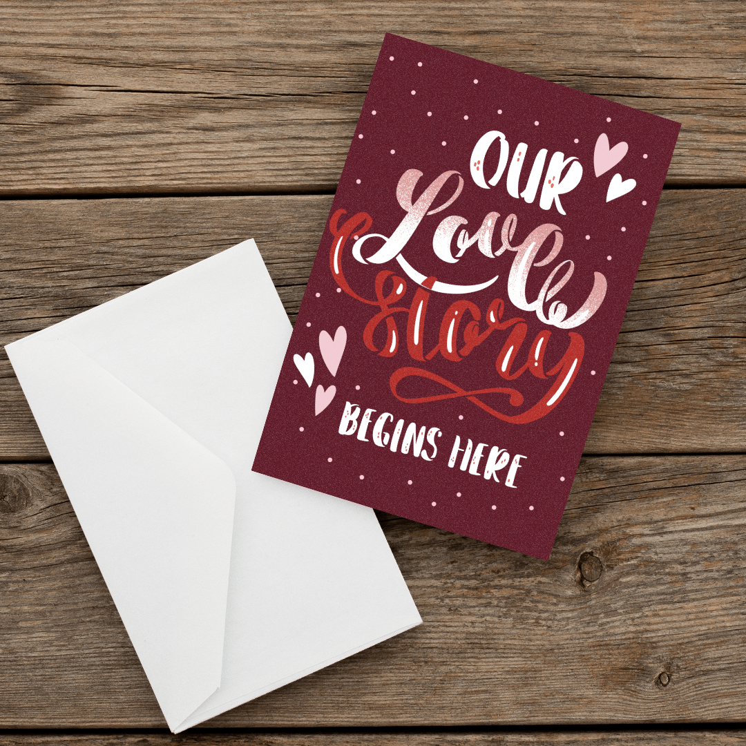 079 valentine's Greeting Card Love-Front