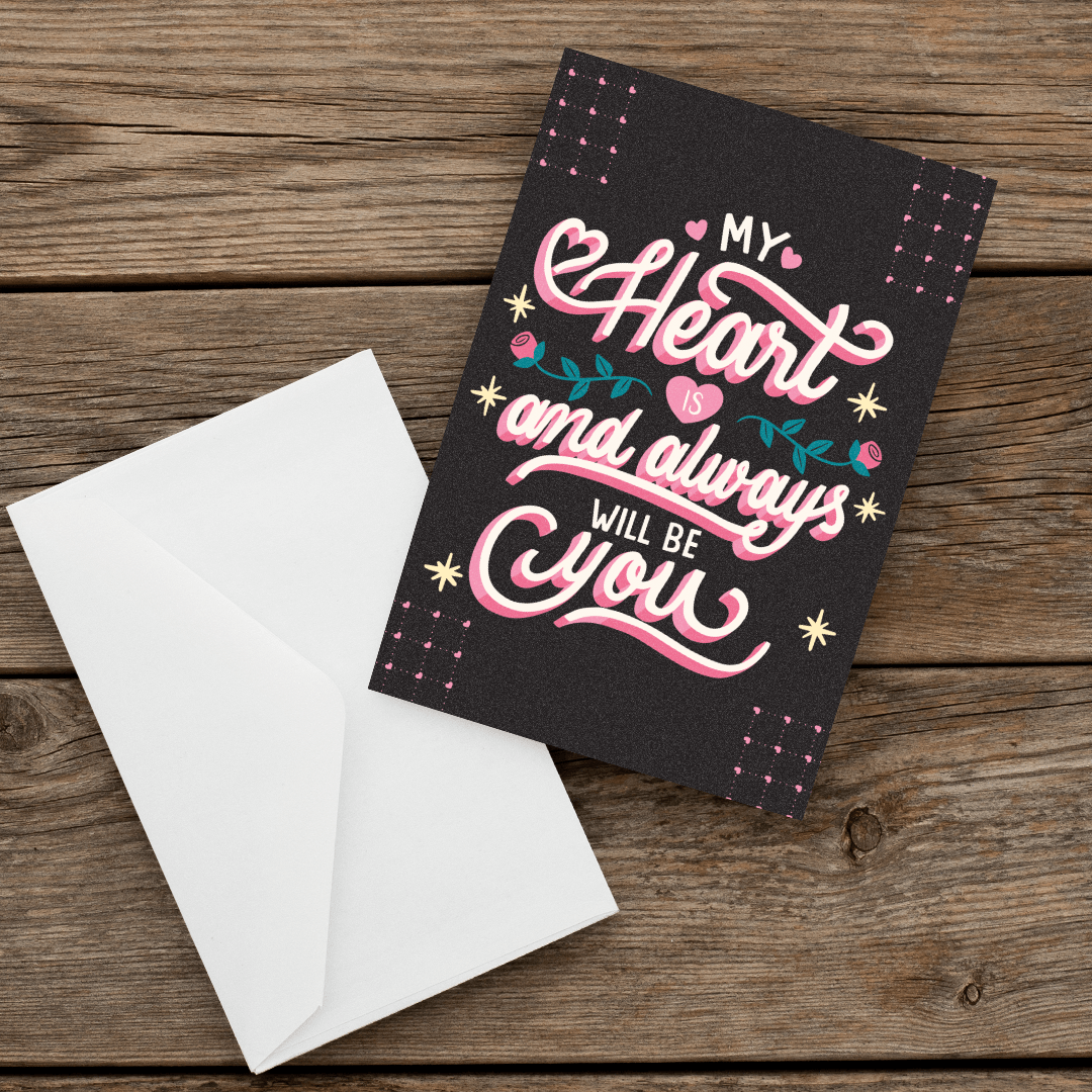 080 valentine's Greeting Card Love-Front