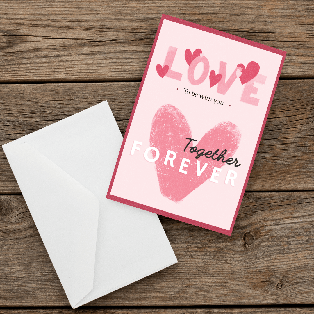 083 valentine's Greeting Card Love-Front