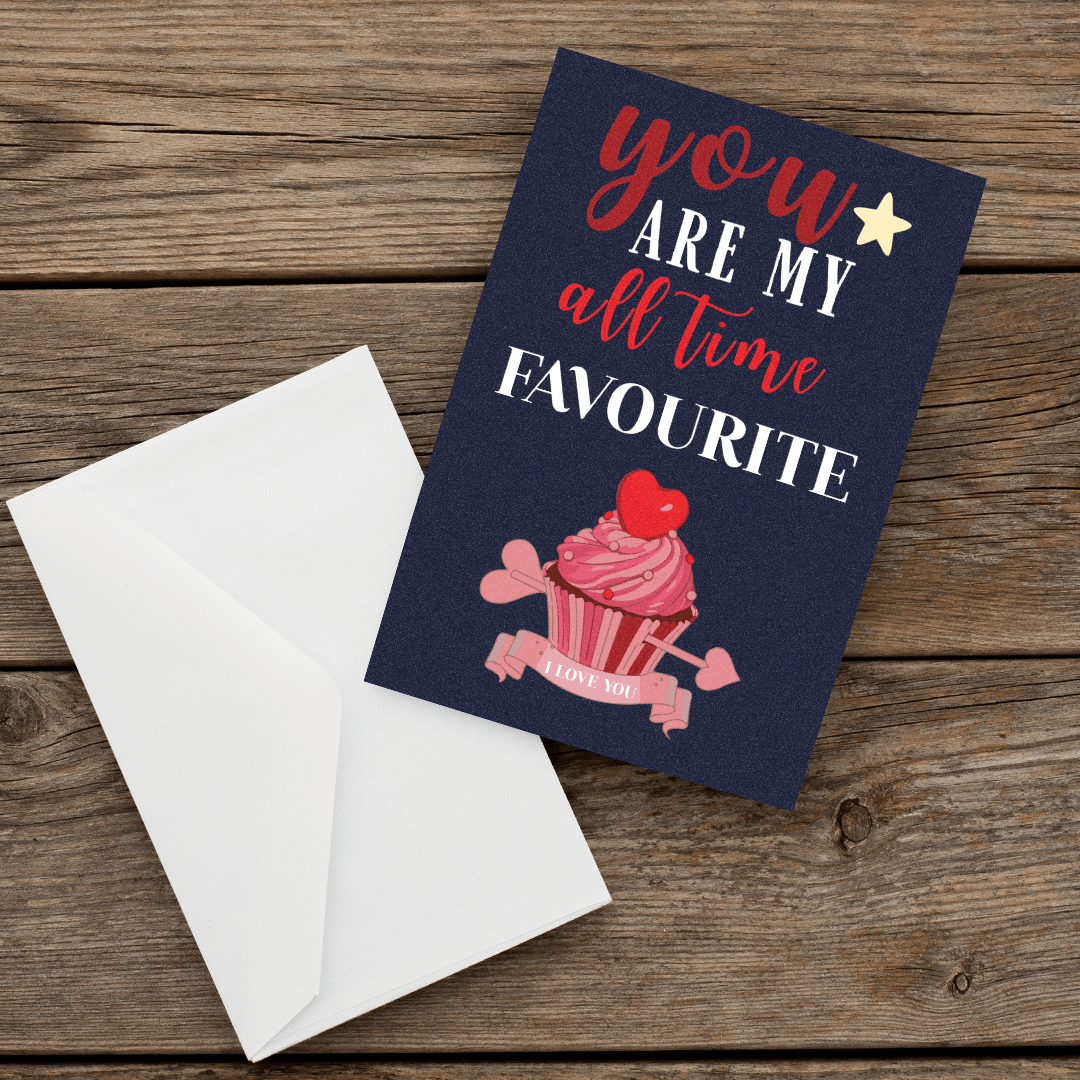 087 valentine's Greeting Card Love-Front