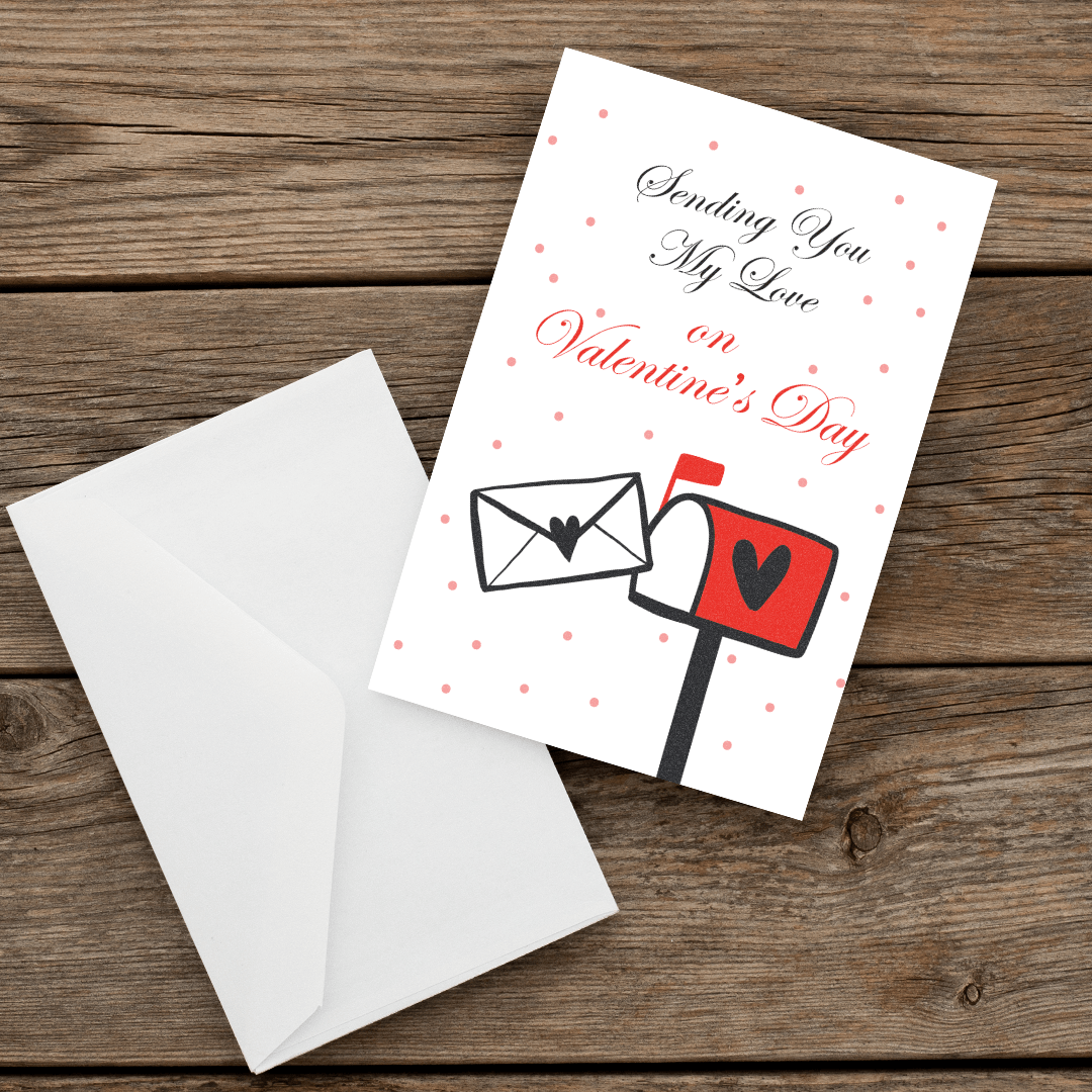 094 valentine's Greeting Card Love-Front