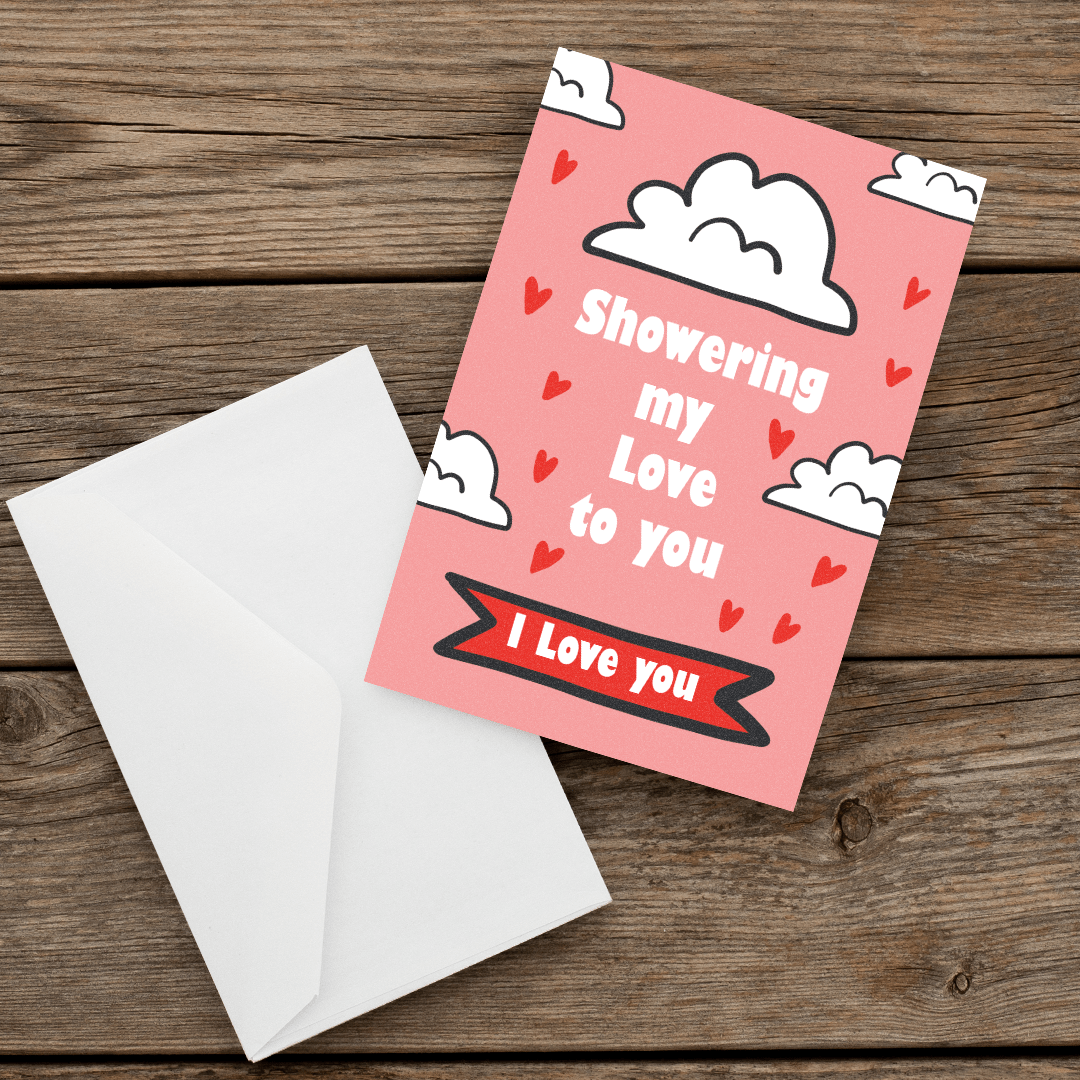 095 valentine's Greeting Card Love-Front