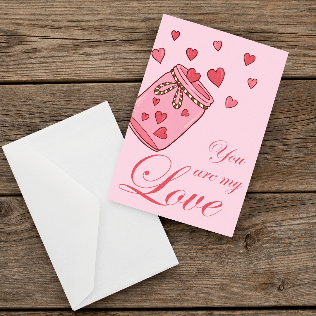 111 valentine's Greeting Card Love-Front