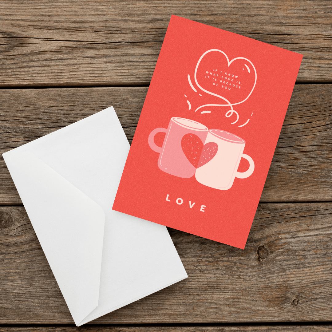 113 valentine's Greeting Card Love-Front
