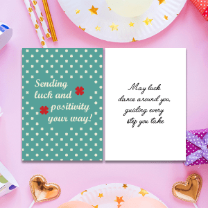 Good Luck Greeting Cards - GC Good Luck 0001 3 GC Good Luck GL 0001