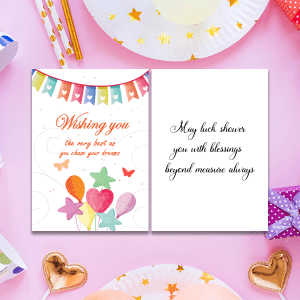 Good Luck Greeting Cards 3 GC Good Luck GL 0020