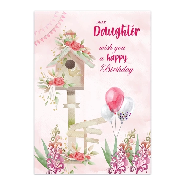 Daughter Happy Birthday Greeting Cards - GC Birthday DAU 0001