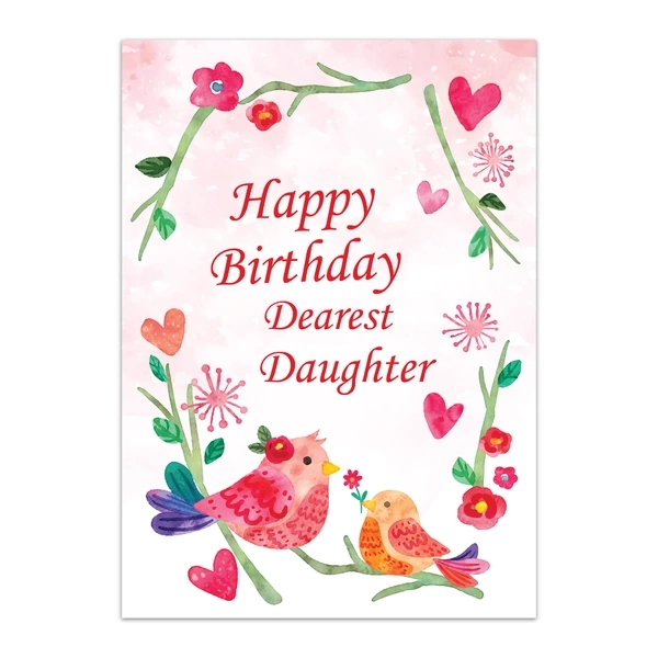 Daughter Happy Birthday Greeting Cards - GC BIRTHDAY DAUGHTER 0015