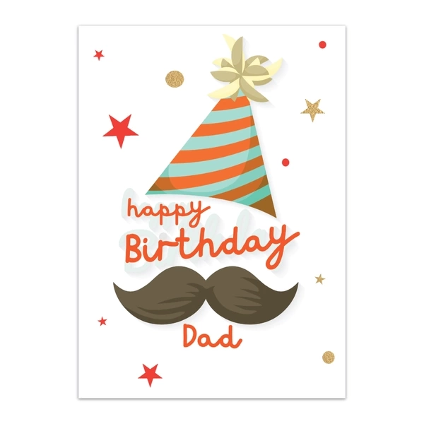 Father Happy Birthday Greeting Cards – GC Birthday FAT 0001