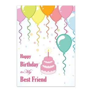 Friend Birthday Greeting Cards - GC FRI BIR 0001