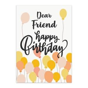 Friend Birthday Greeting Cards - GC FRI BIR 0003