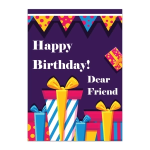 Friend Birthday Greeting Cards - GC FRI BIR 0004