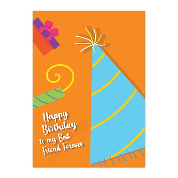GC FRI BIR 0005 Friend Birthday Greeting Cards - GC FRI BIR 0005