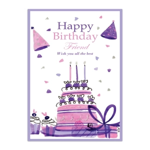 Friend Birthday Greeting Cards - GC FRI BIR 0007