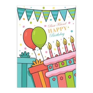 Friend Birthday Greeting Cards - GC FRI BIR 0011